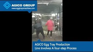 AGICO Egg Tray Production Line Involves A four-step Process  #eggtraymakingmachine