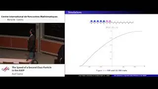 Axel Saenz: The Speed of a Second Class Particle in the ASEP