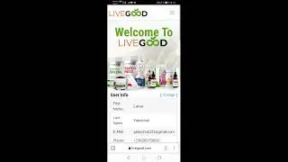 LiveGood. Как зарегистрироваться и получить код для оплаты.