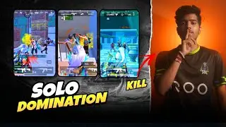 KILL NINJAJOD 🔥SOLO DOMINATION IN CONQUER LOBBY😈| BGMI 33.UPDATE 🔱BEST 1V4 CLUTCHES