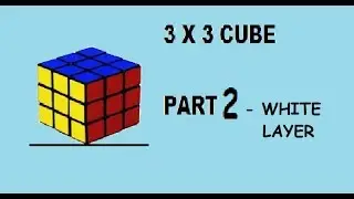 How to solve a Rubik's Cube part 2 - White Layer