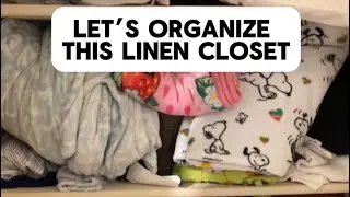 Organizing Linen Closet