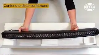 HELLA Lightbar Black Magic CURVED con omologazione ECE