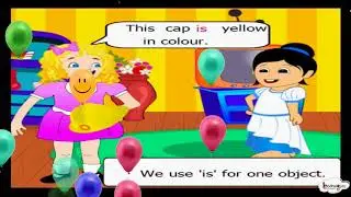 How To  Use  ' am, is and are  ' - (Grammar for kids ) - English