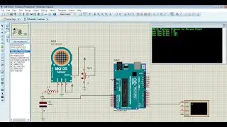 MQ135 Gas Sensor Simulation in Proteus