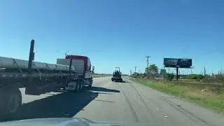 US 59 Interchange Construction (Future I-69): October 28, 2021
