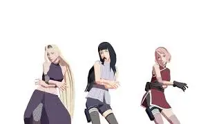【MMD】Lisa - Swalla INO*HINATA*SAKURA
