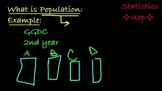What is Population/??? Example of population || Statistics Uop..