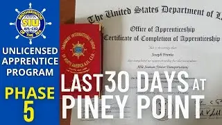 1 MONTH OF AB CLASSES | PHASE 5 | SIU UNLICENSED APPRENTICE PROGRAM