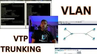 CCNA Lab  -  VLAN configuration and VTP trunking 