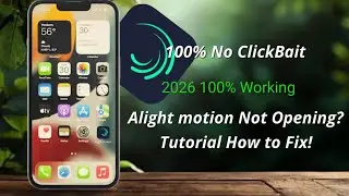 Tutorial How To fix alightmotion not opening Android/ios 