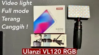 Ulanzi VL120 RGB is a bright, sophisticated yet versatile video light.