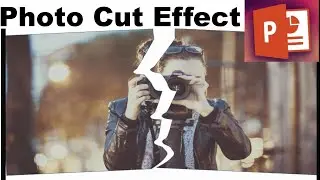 🔥🔥Photo cut Effect in PowerPoint with animation 🔥🔥 