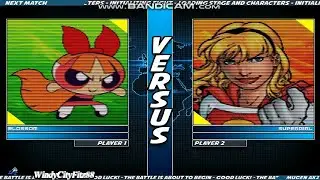 WindyCityFitz88 Mugen Battles | Blossom (Powerpuff Girls) vs Supergirl (DC)