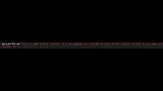 Error Nullable Dart
