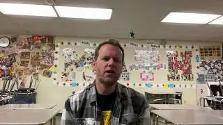Video Message from Mr.M 3-18-20