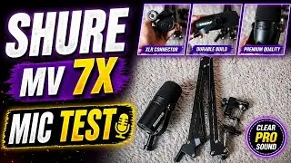 Shure MV7X Testing || Shure MV7X Podcast