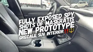 2022 Maserati Grecale SUV Prototype Interior FULLY EXPOSED And Heres Whats NEW