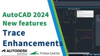 AutoCAD 2024 New features Trace Enhancements｜AutoCAD tutorial #AutoCAD #Forida
