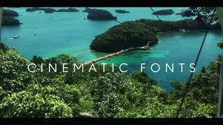 TOP 10 CINEMATIC FONTS 2021/ FILMORA X/ FREE DOWNLOAD DESCRIPTION BELOW