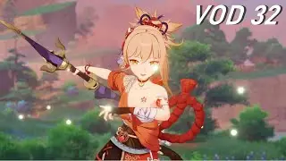 Rolling for Yoimiya and Spiral Abyss! (AR57) Genshin Impact VOD.