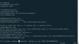 Debian 8 SSH Secure Configuration.