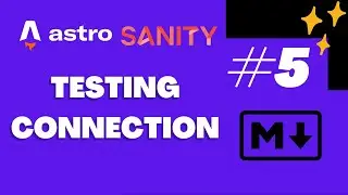 Testing Connection between Sanity & Astro.js using demo schema types #5.