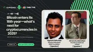 Join CIFDAQ Founder Himanshu Maradiya on CNBC-TV18 as he unpacks Bitcoin's 16-year journey!