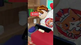 Sleeping just for 5 more minutes #meme #robloxanimation   #robloxshorts #robloxtrend2024