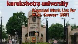 Kurukshetra university PG admission Expected Merit Cut off list