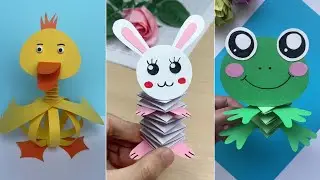 Fun and Easy Paper Crafts for Kids | Bunny, Duck, Frog, and More