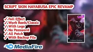 SCRIPT SKIN HAYABUSA EPIC REVAMP NO PASSWORD || WITH BACKUP FILE