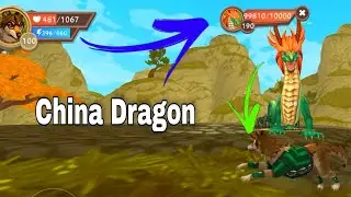 Chinese dragon in new china map (new boss china map) #chinamapwildcraft #wildcraftupdate