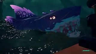 Killing a megalodon with a Rowboat!