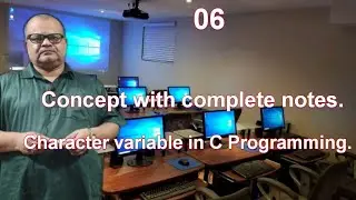 Character variable in c. Initialization of char variable. %d with char. Common error of char.