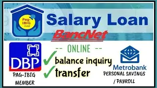 PAG-IBIG LOAN DBP ATM - ONLINE BALANCE INQUIRY AND TRANSFER TO METROBANK ACCOUNT (PAYROLL) | TAGALOG