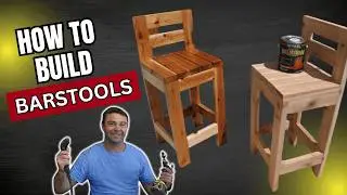 DIY Patio Bar Stools | Easy 2x4 Furniture Build