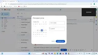 how to schedule send any mail in Gmail on laptop with NVDA