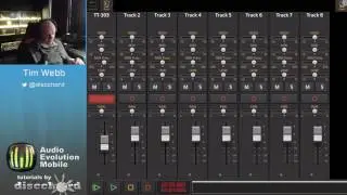 Audio Evolution Mobile Studio - Tutorial 4: Mixer channel and Mixer screens