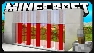 Minecraft Механизмы #1 - НАНО - ДВЕРЬ без модов!