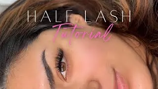 HALF LASHES?? | HALF LASH EXTENSIONS | LASH EXTENSION TUTORIAL | KIARA SKY LASHES