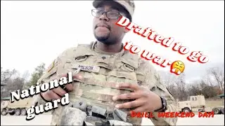 National guard drill weekend…how I ended up here‼️