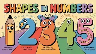 Numbers Shaped Like Things | Fun Math Rhyme for Kids | Shapes in 1–10