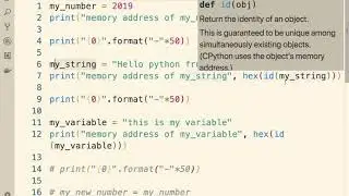 memory references code