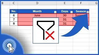 How to Clear or Remove Filter in Excel | MS Excel Tutorial #42