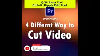 Cut your Video | Different Style | ADOBE PREMIERE PRO | 