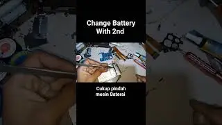 Ganti Baterai Beda Tipe Apakah bisa?? Tentu bisa Caranya Cukup pindah mesin Baterai 😊 #battery