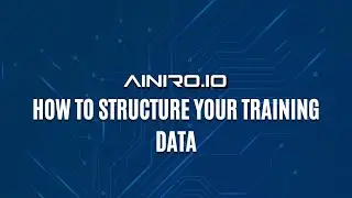 How to structure your training data