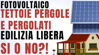 Tettoie, Pergole e Pergolati Fotovoltaici: Edilizia Libera o Serve il Permesso del Comune?