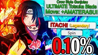 Spending 10,000 Robux To Get 0.1% ITACHI Kg and Destroying Everyone In Shinobi Battlegrounds...